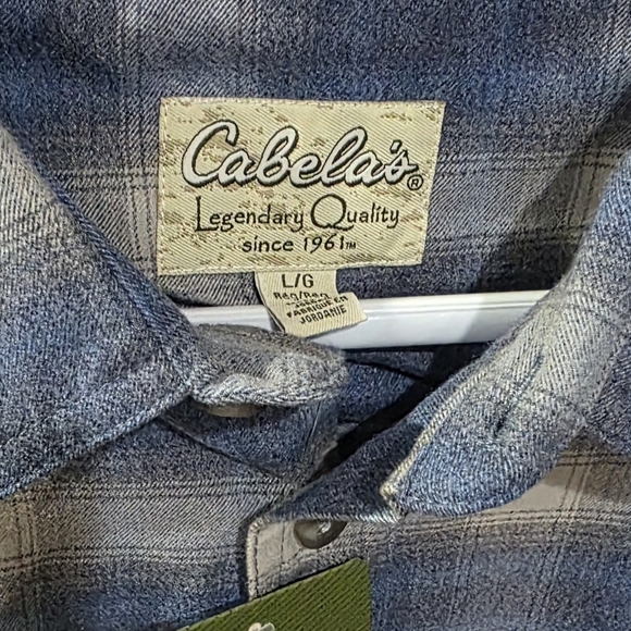 Cabela's Men's Button Up Flannel Tech Shirt - Picture 2 of 6